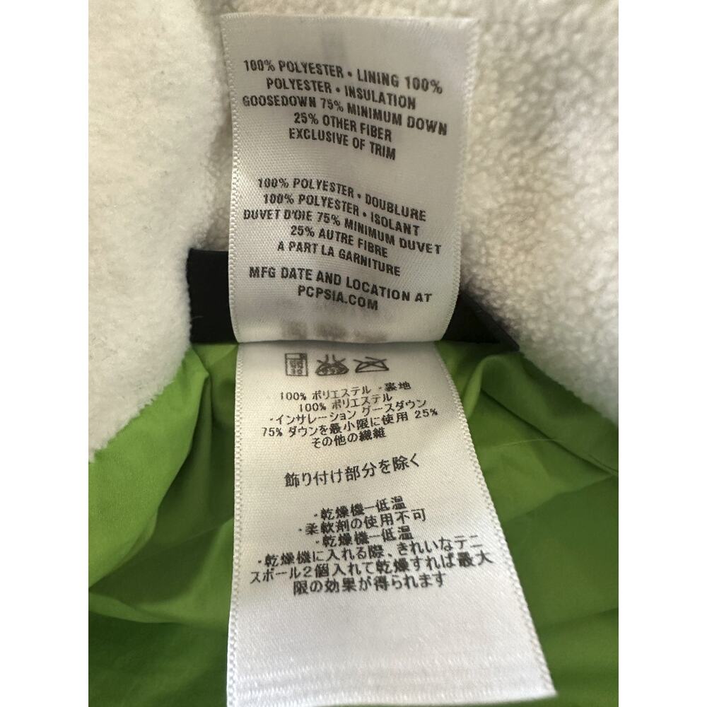 Patagonia Pipe Down Puffer Goose Insulated Coat Off White Women's Medium *Flawed - Picture 15 of 16